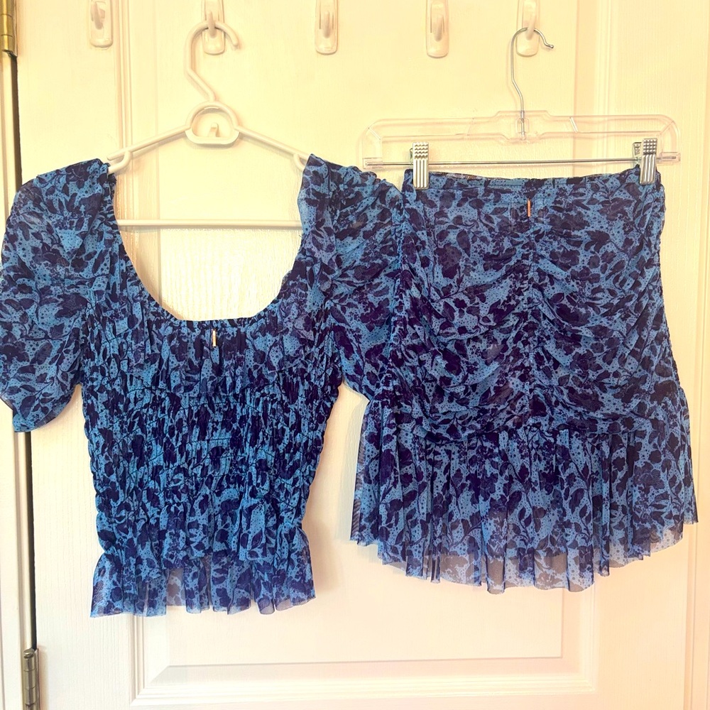 Misa Los Angeles Marina Skirt and Kara Top Matching Set sz XS NWT - Picture 6 of 13